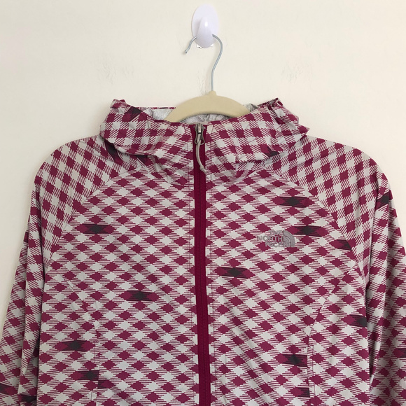 The North Face Pink and White Zip Up Jacket - Picture 2 of 7